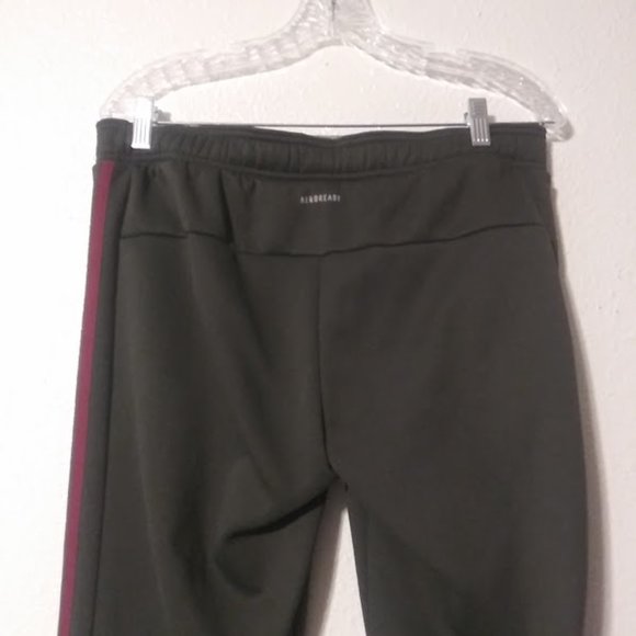 Adidas  Aeroready sereno women's M dark gray tapered cut pants - Picture 8 of 16